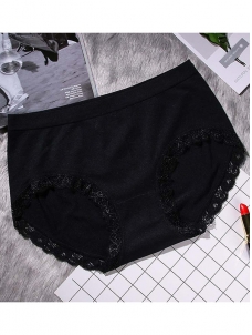 6 Colors One Size Lace Side Seamless Underwear
