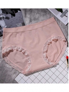 6 Colors One Size Lace Side Seamless Underwear