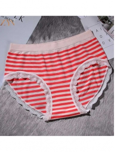 6 Colors One Size Striped Seamless Underwear