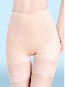 Apricot L-2XL Floral Seamless Underwear