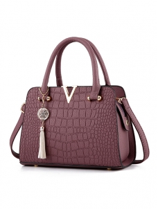 Dark Purple Ladies Fashion Hand Bags