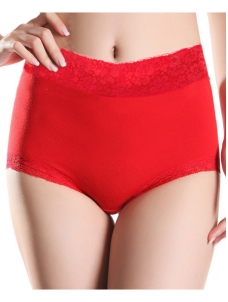 Red M-3XL Comfortable Seamless Panties