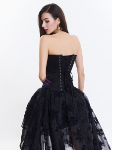 Sexy Back Lace Up Overbust Steampunk Corset
