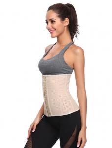 Sexy Breathable Slimming Hot Body Shapers Underbust Corset Apricot