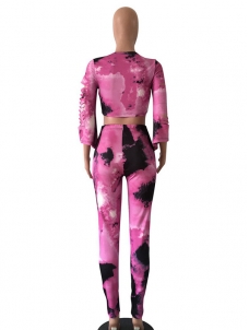 Women New Pink Tight  Holes Summer Suits