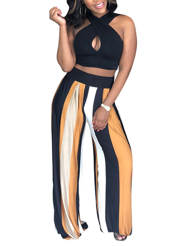 Women Casual Striped Pant 