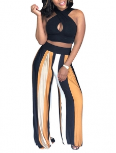 Women Casual Striped Pant 