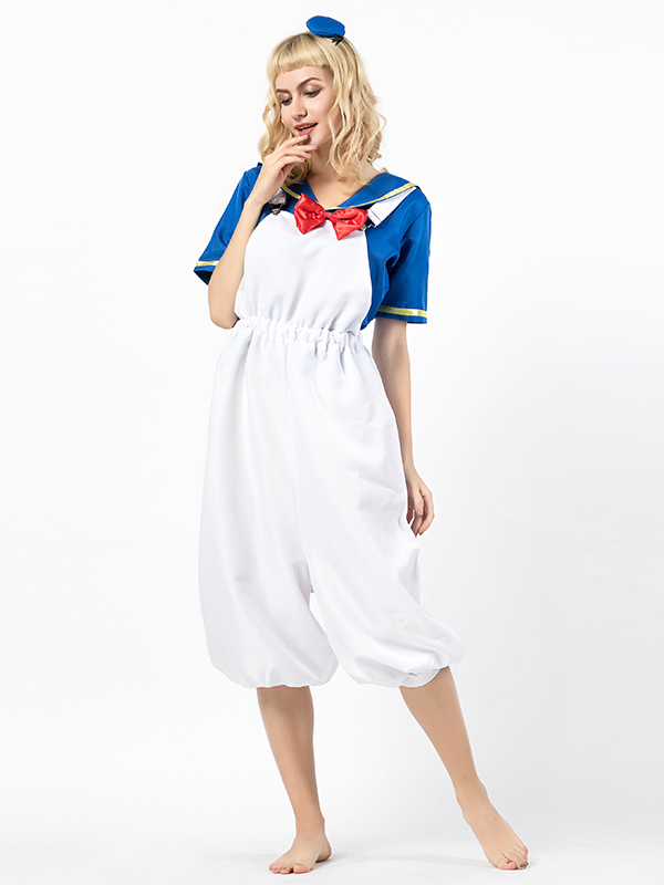 Two Piece Sailor Donald Duck Cosplay Costume