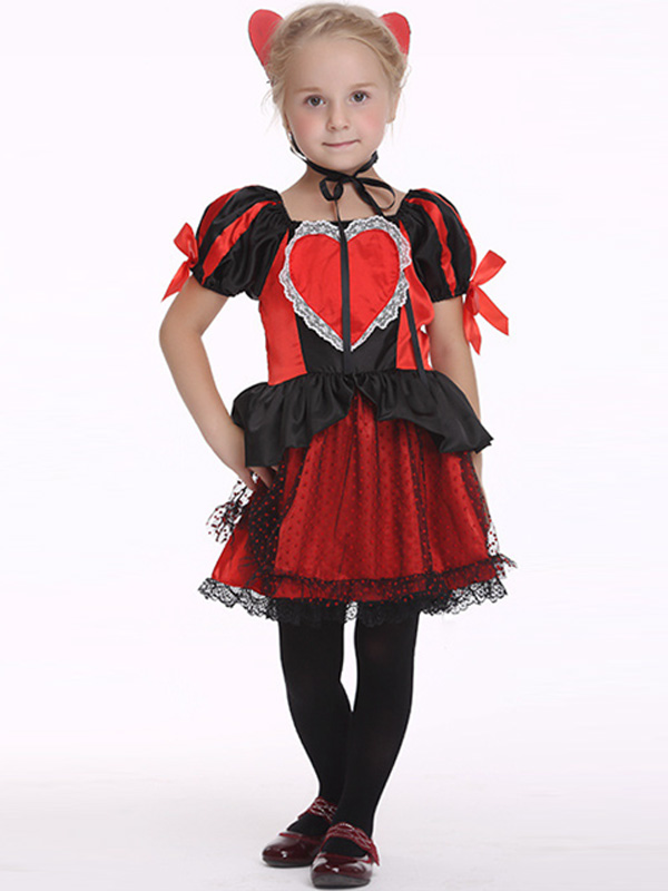Kid  Queen Dress Halloween Costume