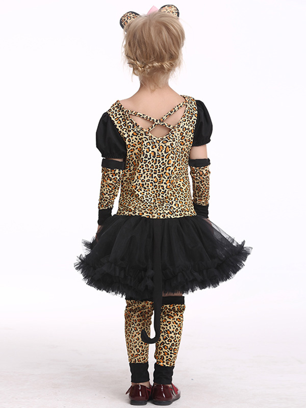 Kid Leopard Dress Halloween Costume