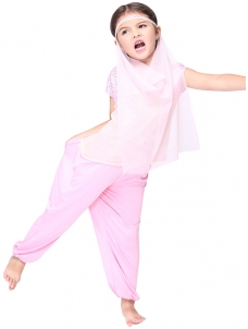 Fashion Cute Pink Kids Cosplay Costume