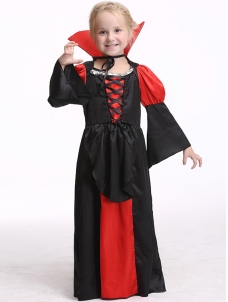 Vampire Long Dress Kids Costume