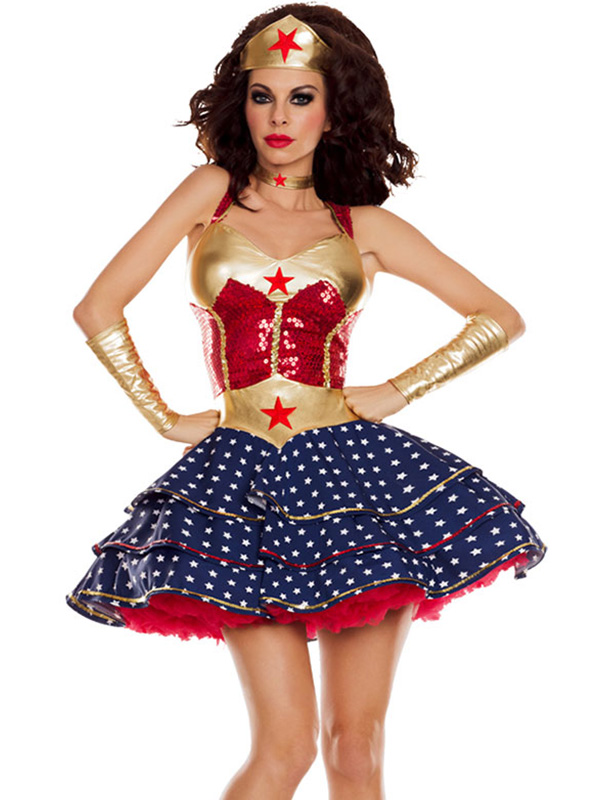 Classic Party Super Heroine Costume