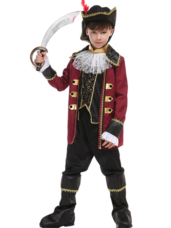 Captain Kinder Pirate kost Cosplay Costume