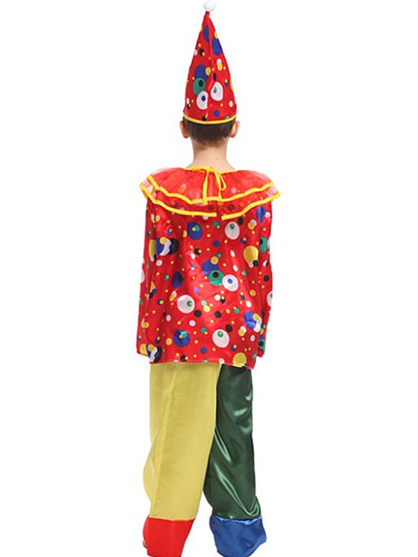 Funny Party Clown Kids Costumes 