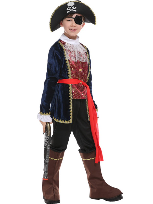Halloween Cosplay Pirate Kids Costume