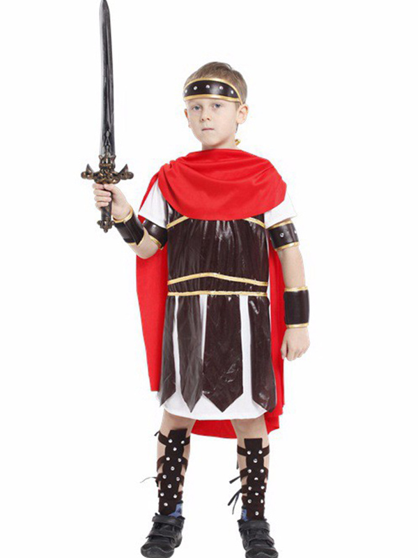 Halloween Roman Warrior Boy Costume 