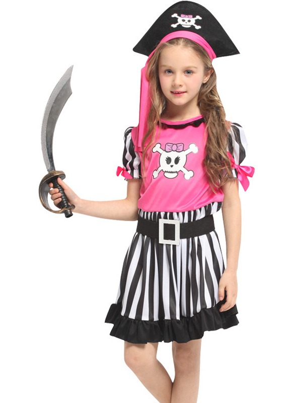 Kid Priate Cosplay Halloween Costume 