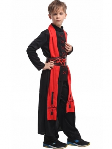 Fashion Boy Wizard Red Costume for Halloween