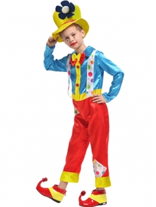 Funny Party Clown Boy Costumes