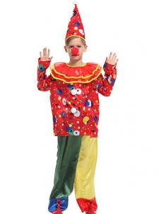 Funny Party Clown Kids Costumes 