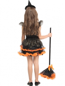 Girls Witch Halloween Cosplay Costume
