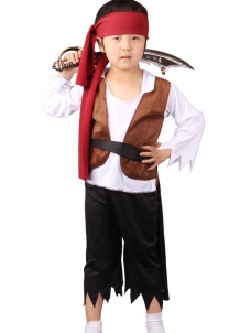Halloween Cosplay Little Boy Pirate Costume 