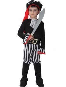 Halloween Kids Pirate Costume With Hat 