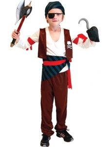 Halloween Pirate Kids Costume With Scarf