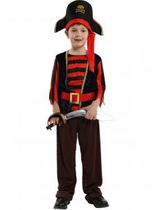 New Deluxe Pirate Caption Kids Cosplay Costume 