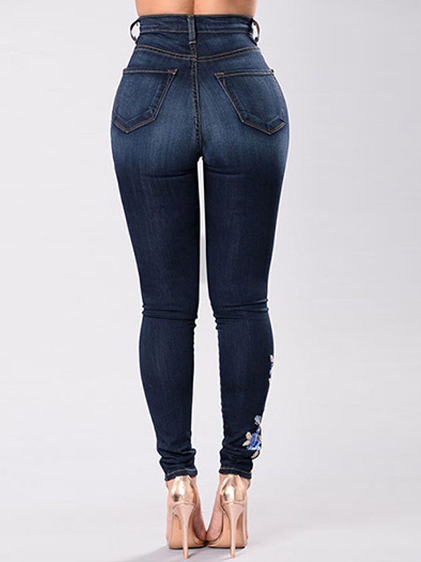 Women Brazilian Jean with Embroidered
