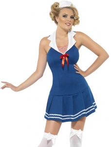 Sexy Women Sleeveless Sailors  Costume 