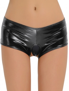 Ladies Briefs Thong Mid Waist Panties Black
