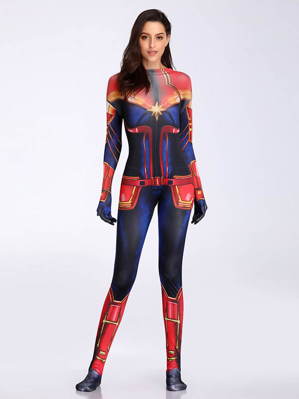 Captain Marvel Cosplay Costume