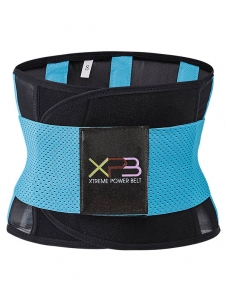 XS-3XL Fitness Tummy Control Shapewear Light Blue