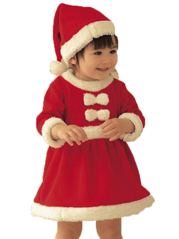 Christmas Girls Santa Costume Fancy Dress