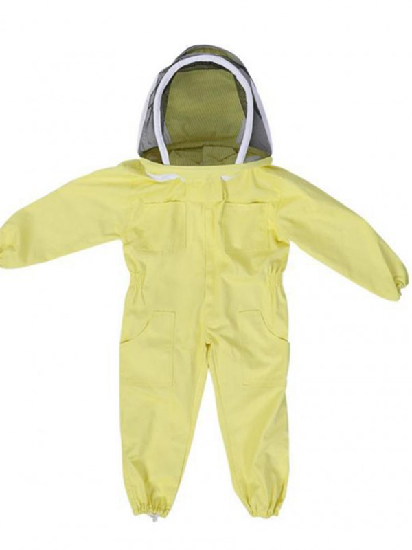 Child Beekeeping Jumpsuit With Pockets Quality Assured Material: Cotton