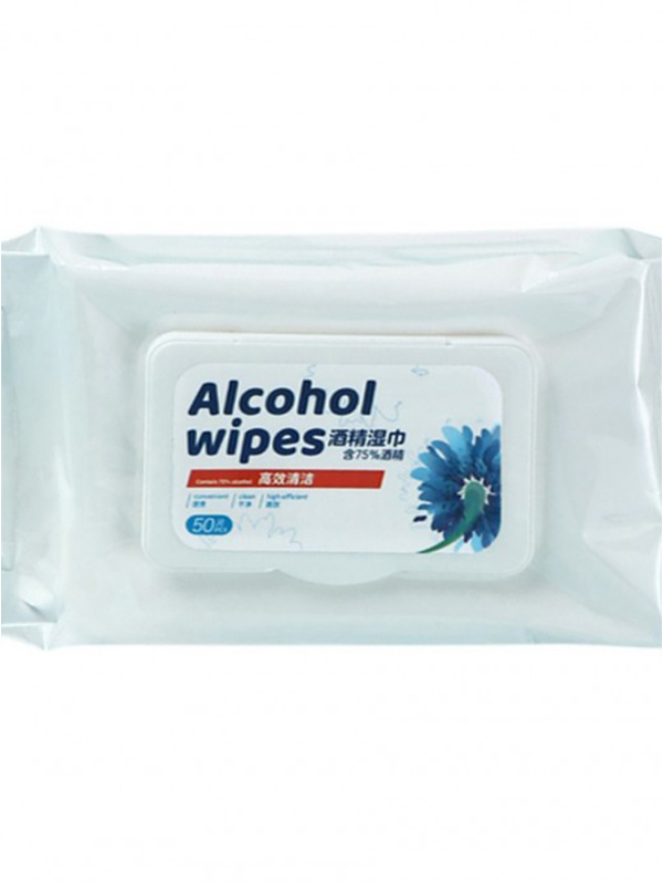 Comfortably 50 Sheet Alcohol hand Wipes Antiseptic Cleaning
