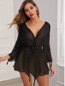 Sexy Women Transparent Night Gown