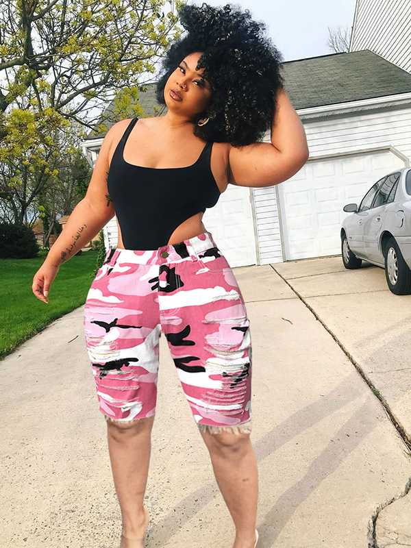 3 Colors Women Camouflage Bottoms