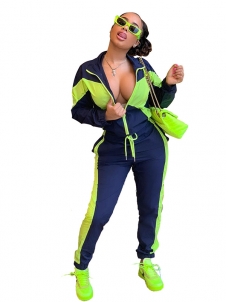 Women Long Sleeve Zipper Sport Suit