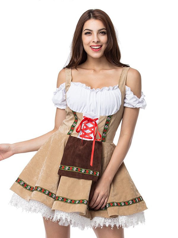 Women Sexy Beer Girl Halloween Costume