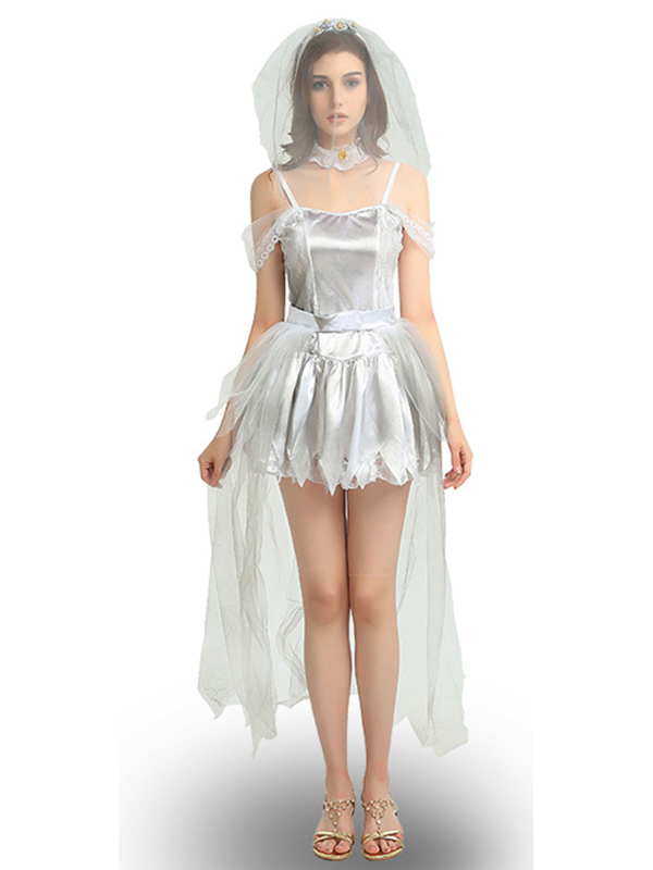 Women Sexy Bride Halloween Costume