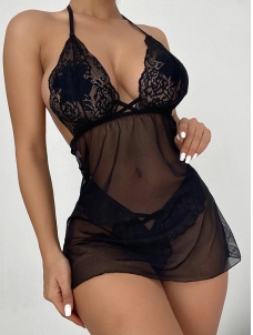 Women Sexy Lace Babydoll Lingerie