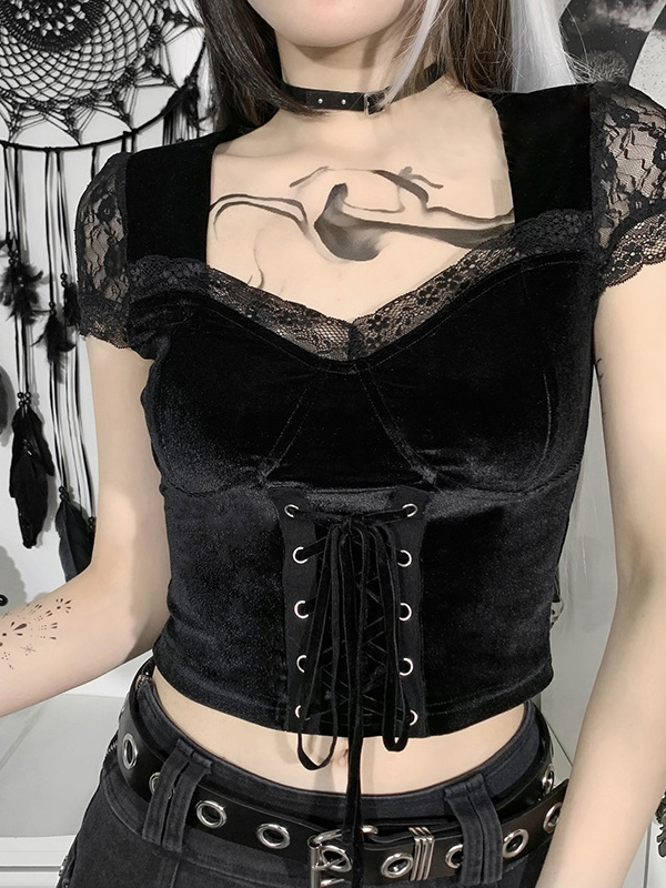 Women Steampunk Gothic Lolita Tops