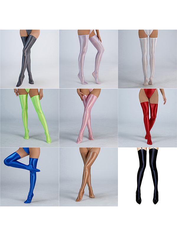 Women Sexy Vinyl Stocking Legging