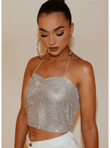 Sexy Sparkly Sequins Tank Top