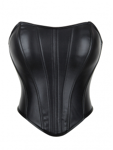 Women Sexy Vinyl Overbust Corset