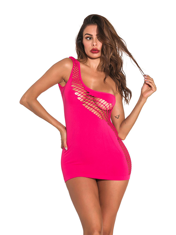 Sexy LingerieTotal Knock Out Asymmetrical One Shoulder Dress