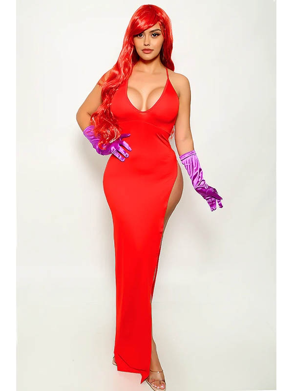 Women Sexy Jessica Rabbit Costume